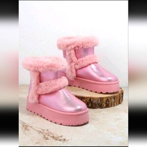 "Pink Platinum" Boots